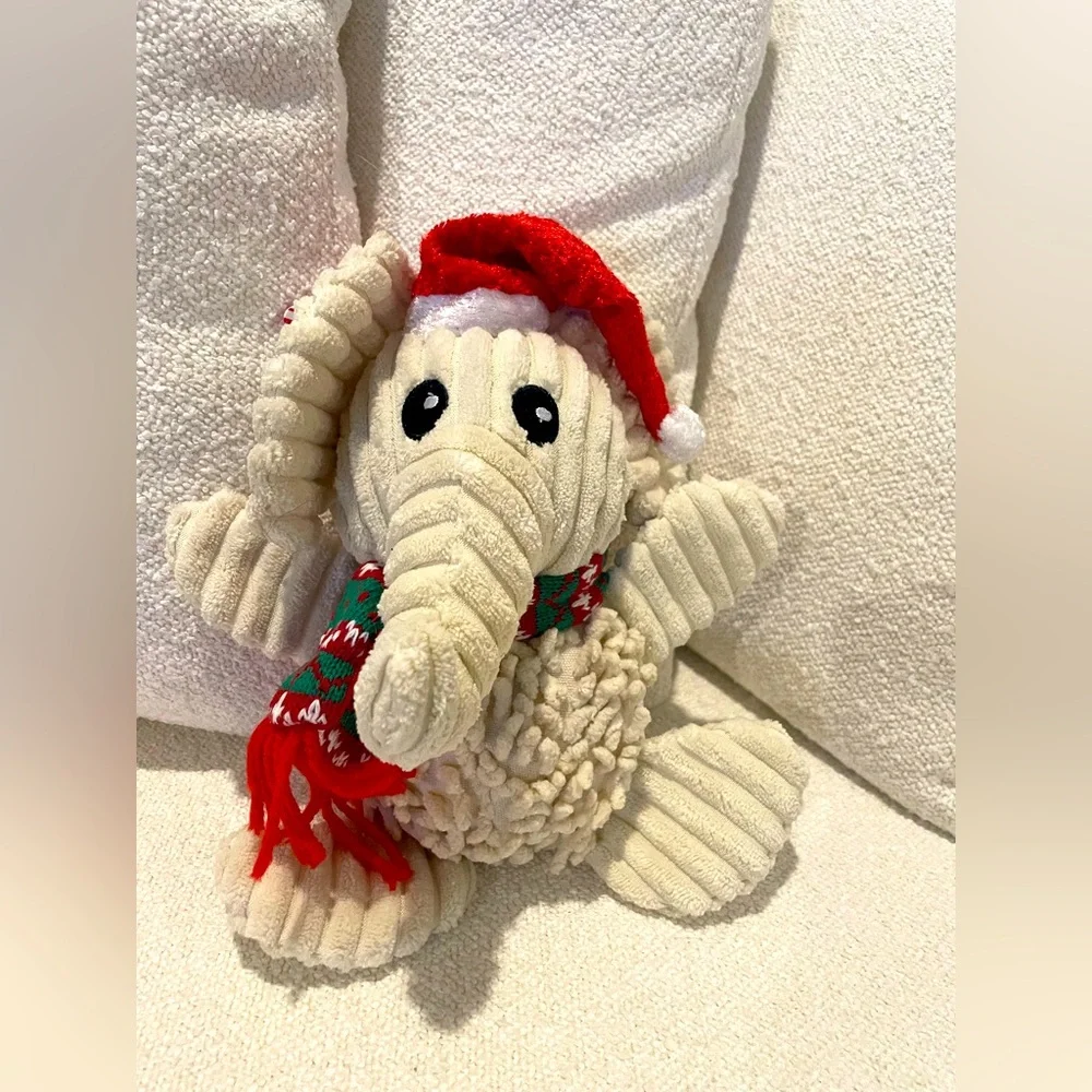 NWT holiday elephant dog toy